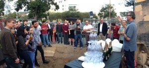 Steve Tipping at New Office Groundbreaking